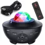 iLike LED Star Projector mit 21 Effekten Schwarz