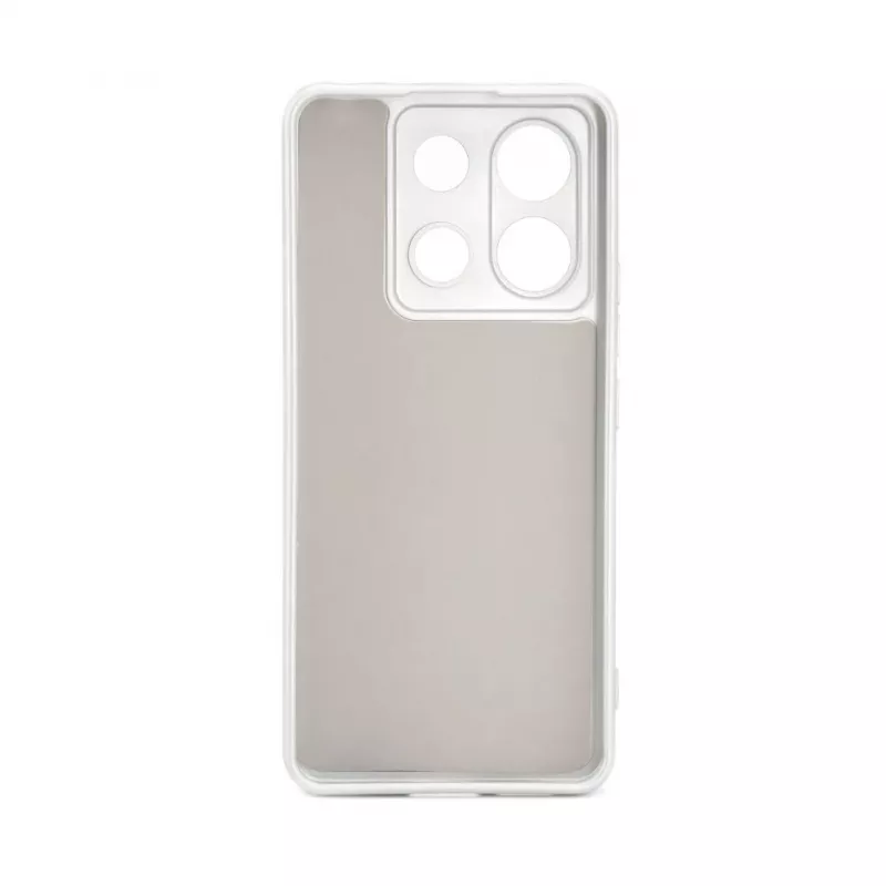 iLike Nano Silicone Case für Xiaomi Poco X6 Pro 5G - Silber