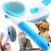 iLike Pet Smart Pet Comb für Hunde & Katzen – weiche Silikon-Entfilzungsbürste für 15–25 mm Fell