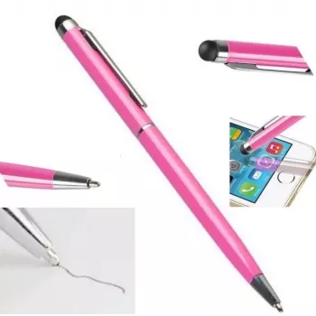 iLike PN1 Universal 2-in-1 Kapazitiver Touch-Stift mit Kugelschreiber für Smartphone und Tablet-PC - Pink
