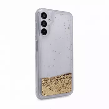 iLike Samsung Galaxy A14 5G Silikonhülle Water Glitter Gold