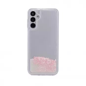 iLike Samsung Galaxy A14 5G Silikonhülle Water Glitter Pink