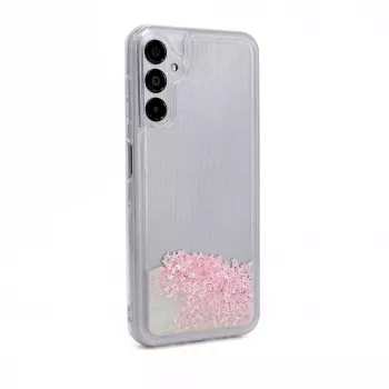 iLike Samsung Galaxy A14 5G Silikonhülle Water Glitter Pink
