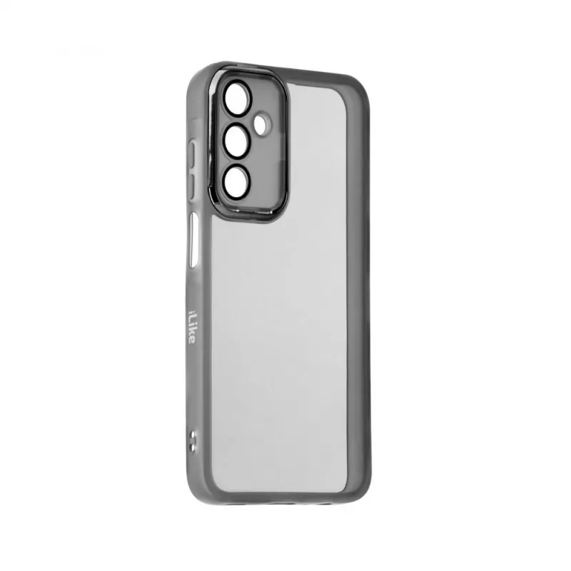 iLike Samsung Galaxy A15 Transparente Hülle und Kameraschutz Schwarz