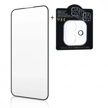 iLike Samsung Galaxy A16 X2 Super Set 2.5D Edge Full Face Tempered Glass + Kamera-Glas