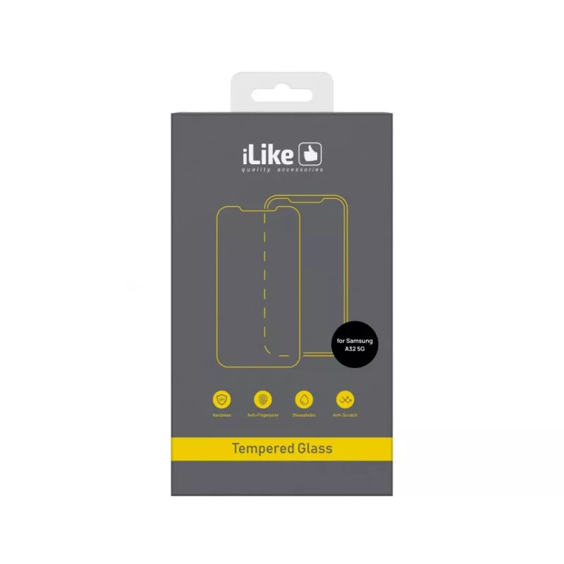 iLike Samsung Galaxy A32 5G 0.33 mm Flat Clear Tempered Glass Screen Protector