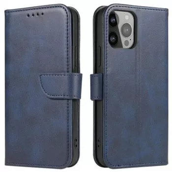 iLike Samsung Galaxy A34 5G Flip Wallet Case mit Standfuß Blau