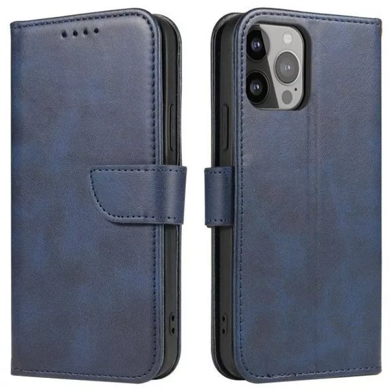 iLike Samsung Galaxy A34 5G Flip Wallet Case mit Standfuß Blau