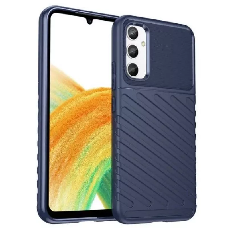 iLike Samsung Galaxy A34 5G Silicone Armor Case Blau