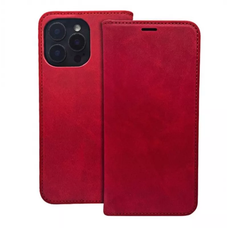 iLike Samsung Galaxy A34 5G Smart Suede Case Red