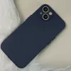 iLike Samsung Galaxy A37 5G Silikonhülle Dunkelblau - Stoßdämpfende Rückseitenabdeckung mit Mikrofaser-Innenfutter, Mattes Finish, Kabelloses Laden kompatibel
