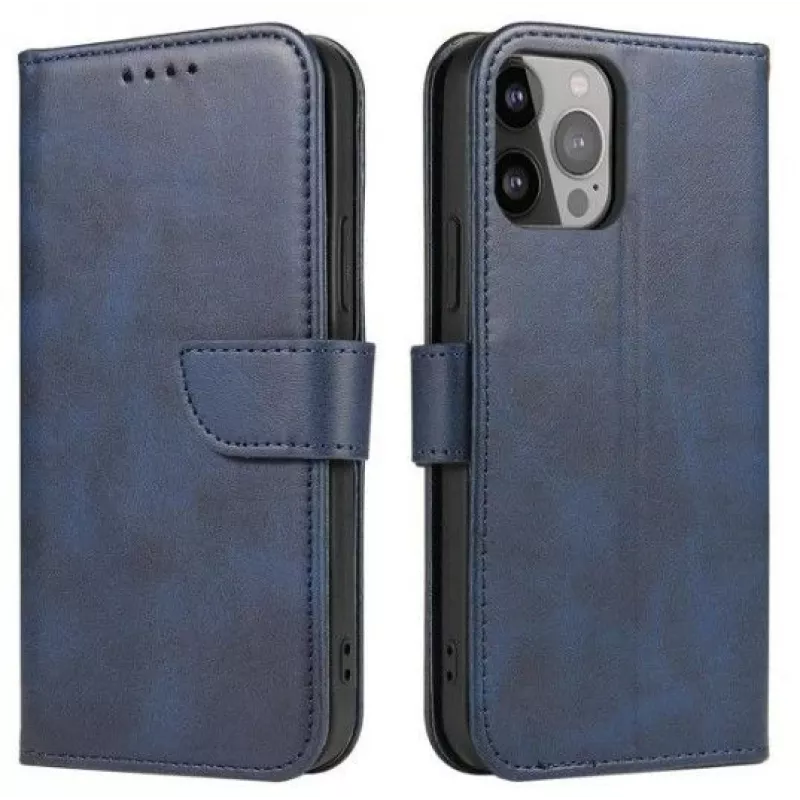 iLike Samsung Galaxy A54 5G Cover mit Flip Wallet Stand Blau