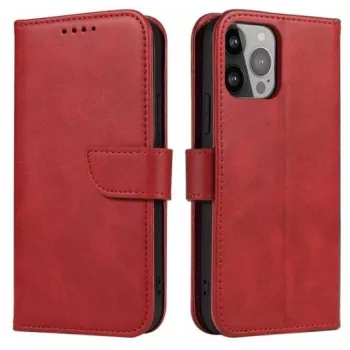 iLike Samsung Galaxy A54 5G Flip Wallet Case mit Standfuß Rot