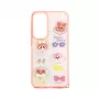 iLike Samsung Galaxy A55 Epoxy Cartoon Cover Weiß Pink