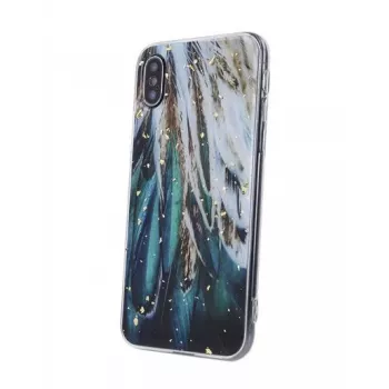 iLike Samsung Gold Glam Case für Samsung Galaxy A14 4G / A14 5G Feathers