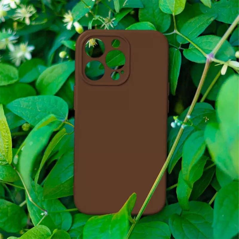 iLike Silicone Case für Samsung Galaxy A34 5G Braun