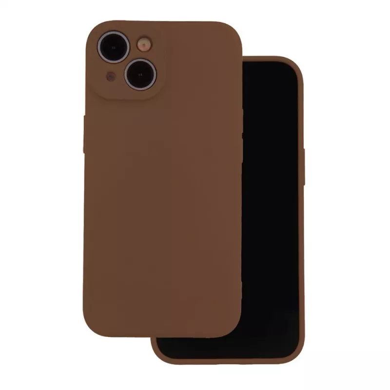iLike Silicone Case für Samsung Galaxy A34 5G Braun