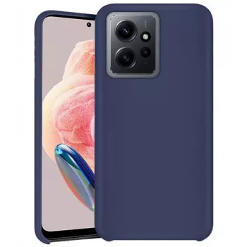 iLike Silikonhülle für Xiaomi Redmi Note 12 4G Dunkelblau