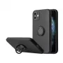 iLike Silicone Ring Case für Xiaomi Redmi 9C / 10A Schwarz