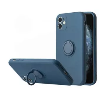 iLike Silicone Ring Case für Xiaomi Redmi Note 10 Pro / Pro Max - Blau