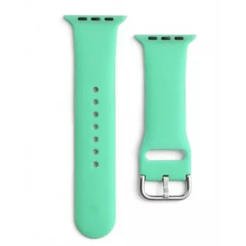 iLike Silicone Strap APS Silicone Watch Band für Apple Watch 8/7/6/5/4/3/2/SE (41/40/38mm) Armband Mint