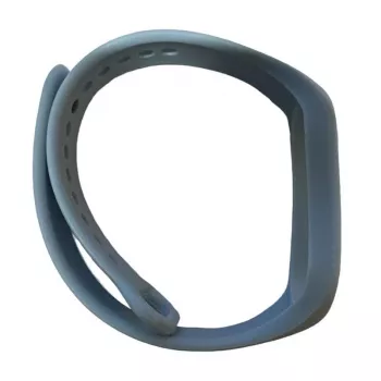 iLike Silikonarmband für Xiaomi Mi Band 5 / 6 / 7 (18x250mm) Hellblau