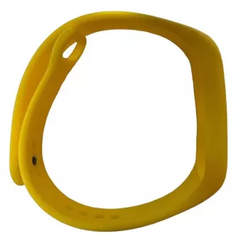 iLike Silikonarmband für Xiaomi Mi Band 5 / 6 / 7 (18x250mm) Gelb