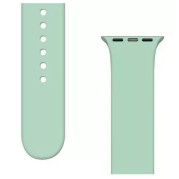 iLike Silicone Watch Band für Apple Watch Ultra/8/7/6/5/4/3/2/SE (49/45/44/42mm) - Hellgrün