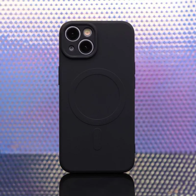 iLike Simple Color Mag Case für Samsung Galaxy A37 5G Schwarz