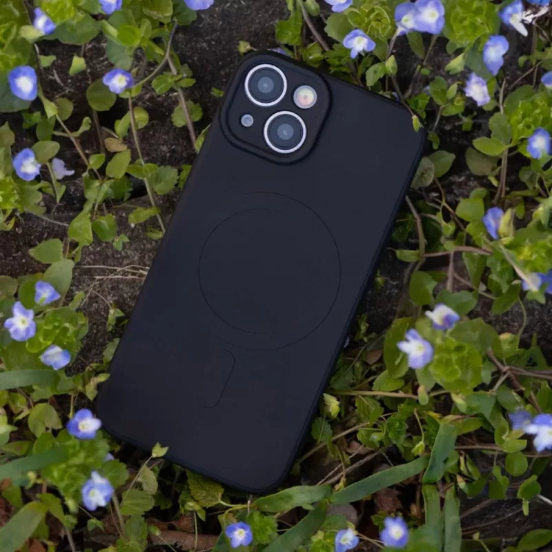 iLike Simple Color Mag Case für Samsung Galaxy A37 5G Schwarz