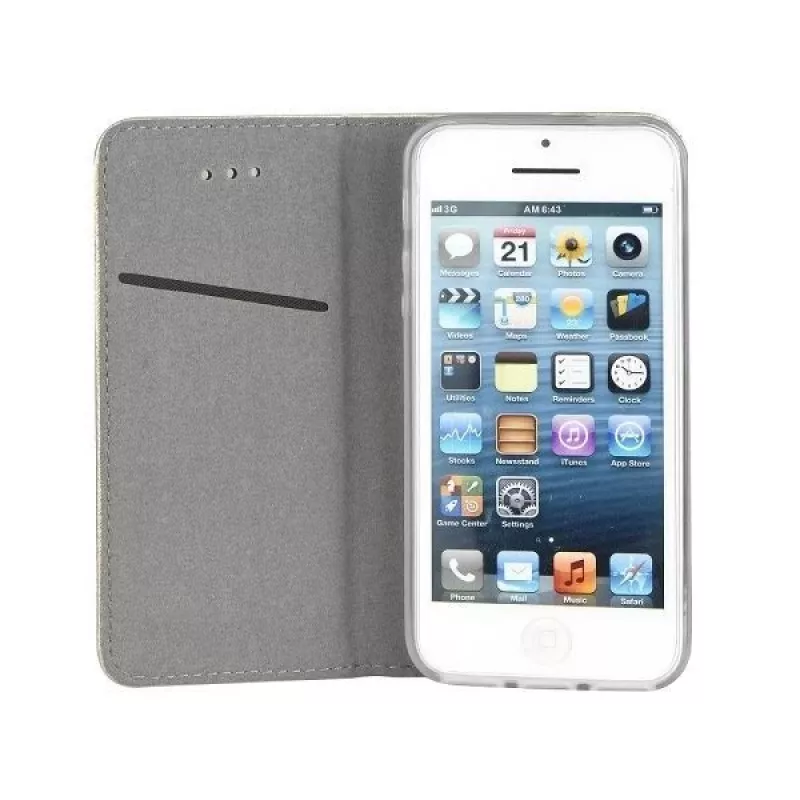 iLike Smart Magnet Book Case für Xiaomi Redmi A3, Schwarz