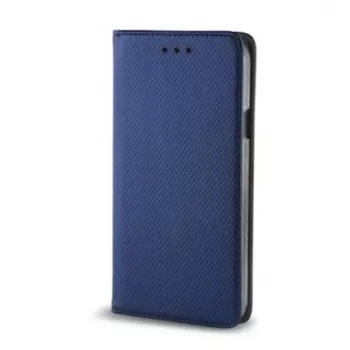 iLike Smart Magnet Case für Xiaomi Redmi 9C / 10A, Navy Blue - Premium PU-Leder Wallet Flip Case mit Kartenfächern und Standfuß