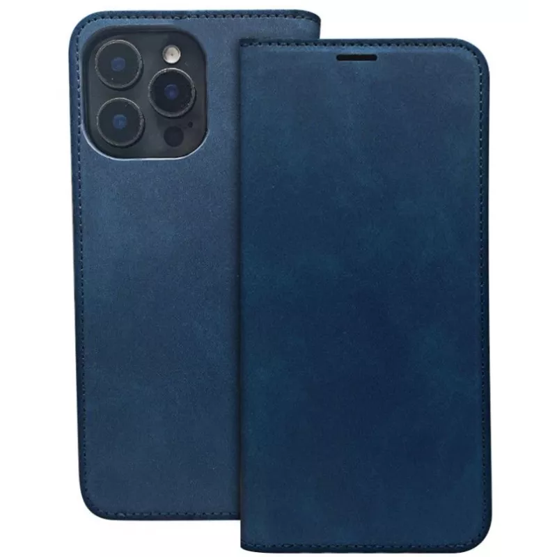iLike Smart Suede Case für Samsung Galaxy A55 5G - Navy Blue
