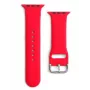 iLike Strap APS Silikon Armband für Apple Watch 8/7/6/5/4/3/2/SE (41/40/38 mm) Rot