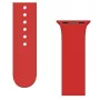 iLike Strap APS Silikon Armband für Apple Watch 8/7/6/5/4/3/2/SE (41/40/38mm) Rot