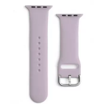 iLike Strap APS Silikon Armband für Apple Watch 8/7/6/5/4/3/2/SE (41/40/38mm) Lila