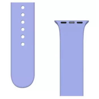 iLike Strap APS Silikon-Armband für Apple Watch Ultra / 8/7/6/5/4/3/2 / SE (45/44/42 mm) - Lila