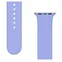 iLike Strap APS Silikon-Armband für Apple Watch Ultra / 8/7/6/5/4/3/2 / SE (45/44/42 mm) - Lila