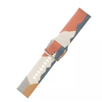 iLike Strap Moro Band für Samsung Galaxy Watch 46mm Silikon Armband Uhr Armband Muster