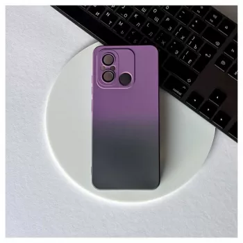 iLike Ultra Trendy Case für Xiaomi Redmi 12C / Redmi 11A - Blau-Lila-Verlauf