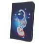 iLike Universal Cosmonaut Tablet-Hülle für 9-10 Zoll Tablets, PU-Leder, mehrfarbig, Standfunktion, elastisches Band, Mikrofaser-Innenfutter
