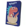 iLike Universal Folio Case Dino Roar für Tablets 9-10 inch | Mehrfarbiges Dinosauriermuster