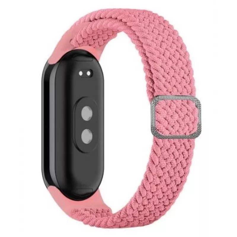 iLike Universal Mi Band 8 Armband Geflochtenes Stoffband Pink