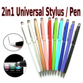 iLike Universal PN1 Universal 2-in-1 Kapazitiver Touch-Stift mit Kugelschreiber (Smartphone und Tablet-PC) Lila