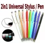 iLike Universal PN1 Universal 2-in-1 Kapazitiver Touch-Stift mit Kugelschreiber (Smartphone und Tablet-PC) Lila