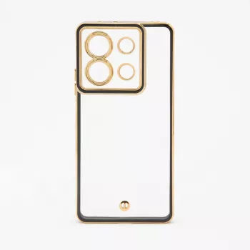 iLike Xiaomi Poco X6 Pro TPU+PC mit Kameraschutz Transparent Schwarz