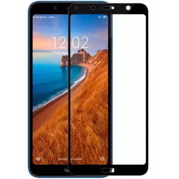 iLike Xiaomi Redmi 7A 2.5D Black Frame Full Glue Tempered Glass Screen Protector