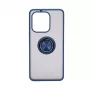 iLike Xiaomi Redmi Note 13 4G Hybrid Case mit Ring Dunkelblau