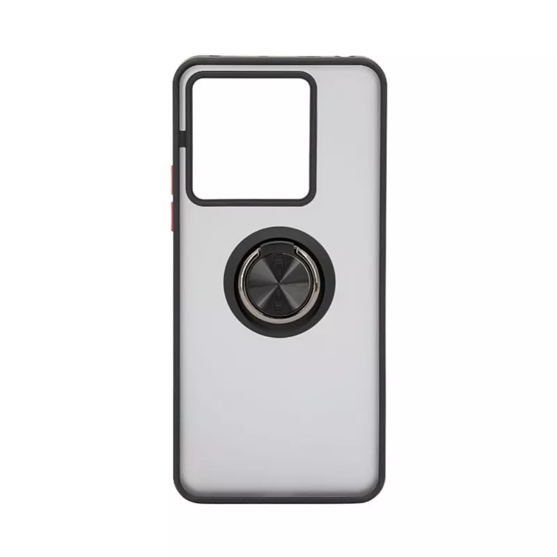 iLike Xiaomi Redmi Note 13 5G Hybrid Case mit Ring Schwarz