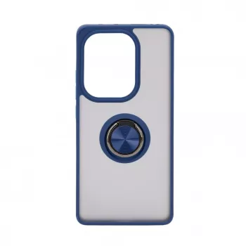 iLike Xiaomi Redmi Note 13 Pro 4G Hybrid Case mit Ring Dunkelblau